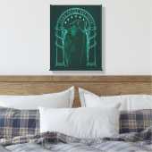 GANDALF™ "Speak Friend And Enter" Doors of Durin Leinwanddruck (Insitu (Schlafzimmer))