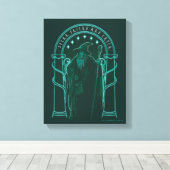GANDALF™ "Speak Friend And Enter" Doors of Durin Leinwanddruck (Insitu (Holzboden))