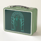 GANDALF™ "Speak Friend And Enter" Doors of Durin Metall Brotdose (Rückseite)