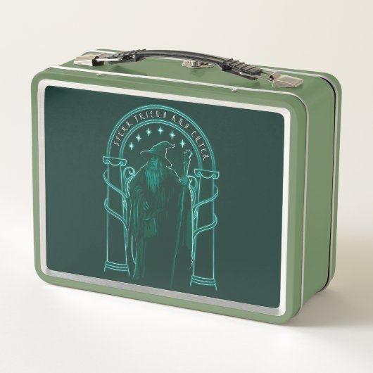 GANDALF™ "Speak Friend And Enter" Doors of Durin Metall Brotdose (Rückseite)