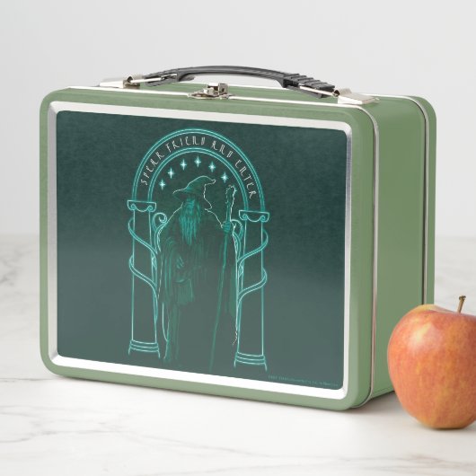 GANDALF™ "Speak Friend And Enter" Doors of Durin Metall Brotdose (Beispiel)