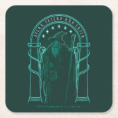 GANDALF™ "Speak Friend And Enter" Doors of Durin Rechteckiger Pappuntersetzer (Vorderseite)