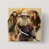 Gandalf, THORIN OAKENSHIELD™ & BILBO BAGGINS™ Button (Vorderseite)