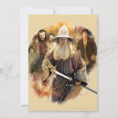 Gandalf, THORIN OAKENSHIELD™ & BILBO BAGGINS™ Einladung (Vorderseite)