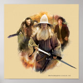 Gandalf, THORIN OAKENSHIELD™ & BILBO BAGGINS™ Poster (Vorne)