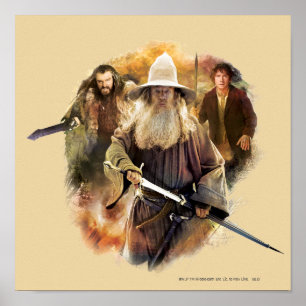 Gandalf, THORIN OAKENSHIELD™ & BILBO BAGGINS™ Poster