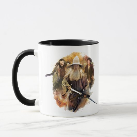 Gandalf, THORIN OAKENSHIELD™ & BILBO BAGGINS™ Tasse (Links)