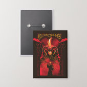 GANDALF™ Vs Balrog "Du sollst nicht passieren" Gra Button (Vorderseite/Rückseite)