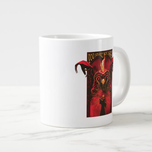GANDALF™ Vs Balrog "You Shall Not Pass" Graphic Jumbo-Tasse (Vorderseite Rechts)
