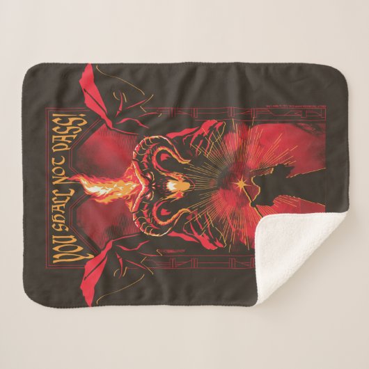 GANDALF™ Vs Balrog "You Shall Not Pass" Graphic Sherpadecke