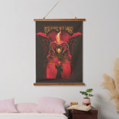GANDALF™ Vs Balrog "You Shall Not Pass" Graphic Wandteppich Mit Holzrahmen (Schlafzimmer)