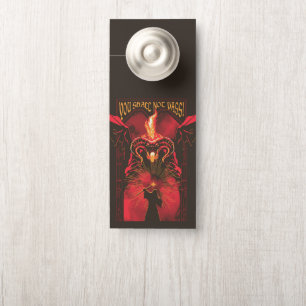 GANDALF™ VS Balrog "You will not pass" Grafik Türanhänger