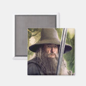 Gandalf With Staff And Sword Magnet (Vorderseite/Rückseite)