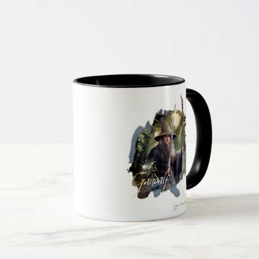 Gandalf With Staff And Sword Tasse (VorderseiteRechts)