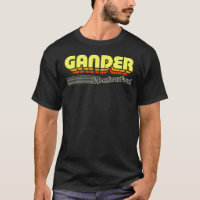 Gander, Newfoundland Retro Stripes Classic T-Shir