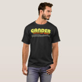 Gander, Newfoundland Retro Stripes Classic T-Shir T-Shirt (Vorne ganz)