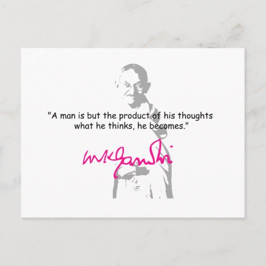 Gandhi 2 postkarte (Vorderseite)