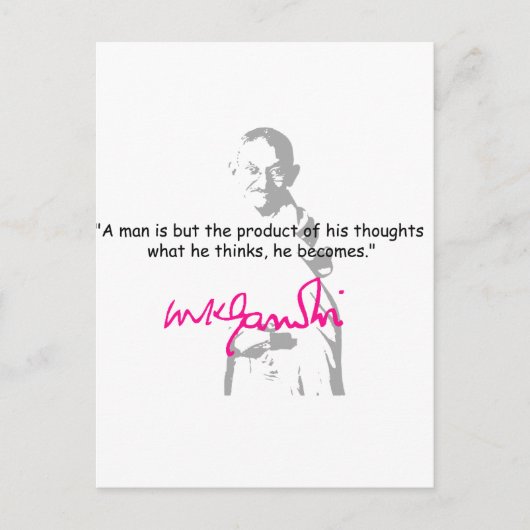 Gandhi 2 postkarte (Vorderseite)