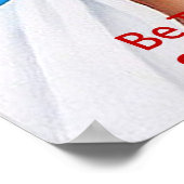 Gandhi & Be the Change Quote Poster (Ecke)