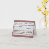 Gandhi (Bücher) Note Card Karte (Gelbe Blume)