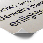 Gandhi-Buchquote Poster (Ecke)