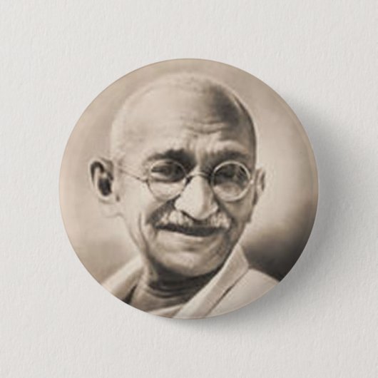 Gandhi Button (Vorderseite)