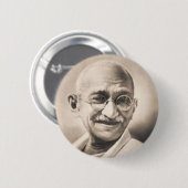 Gandhi Button (Vorne & Hinten)