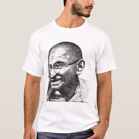 Gandhi, ein Auge für ein Auge T-Shirt (Vorderseite)