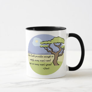 Gandhi Erdzitat Tasse