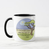 Gandhi Erdzitat Tasse (Links)