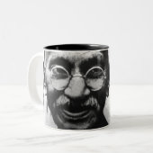 GANDHI, GANDHI ZWEIFARBIGE TASSE (Vorderseite Links)