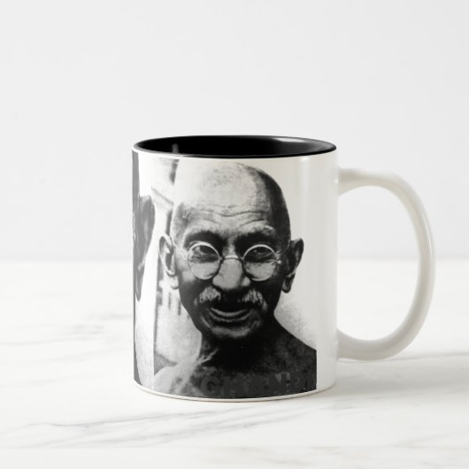 GANDHI, GANDHI ZWEIFARBIGE TASSE (Rechts)