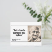 Gandhi: Hatred Postkarte (Stehend Vorderseite)