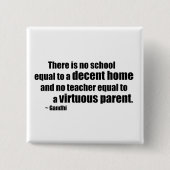 Gandhi Homeschool Button (Vorderseite)