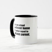 Gandhi Homeschool Tasse (Vorderseite Links)