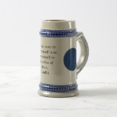 Gandhi-inspirierendes Zitat zur Selbsthilfe Bierglas (VorderseiteRechts)