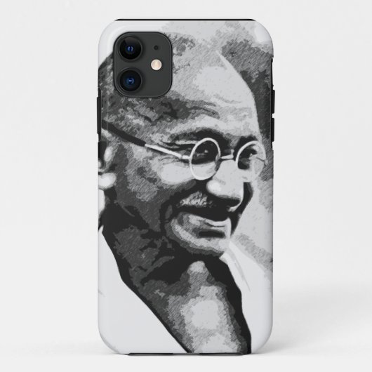 Gandhi iPhone Fall Case-Mate iPhone Hülle (Rückseite)