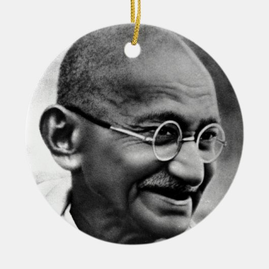 GANDHI KERAMIKORNAMENT (Vorne)