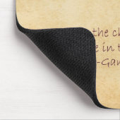 Gandhi Mousepad (Ecke)