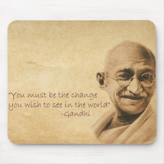 Gandhi Mousepad (Vorne)