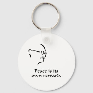 Gandhi Peace Schlüsselanhänger