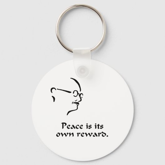 Gandhi Peace Schlüsselanhänger (Vorderseite)