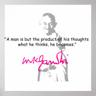 Gandhi Plakat