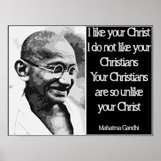 Gandhi Poster (Vorne)