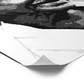 Gandhi Poster (Ecke)