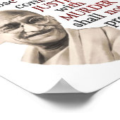 Gandhi Poster (Ecke)