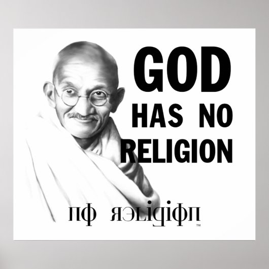Gandhi Poster (Vorne)
