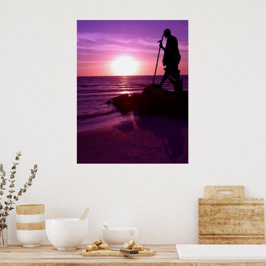 Gandhi Poster (Küche)