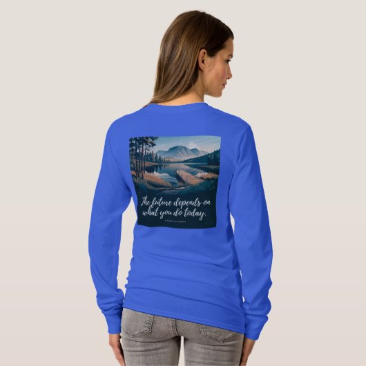 Gandhi Productivity Quote T - Shirt (Schwarz voll)