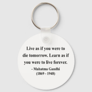 Gandhi Quote 4a Schlüsselanhänger